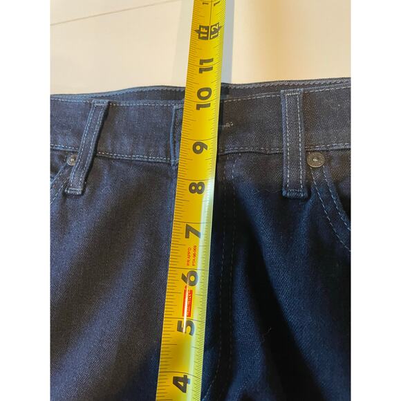 7 For All Mankind Austyn Jeans Straight Leg Dark Wash Mid-Rise Sz 29 Blue - Picture 14 of 16